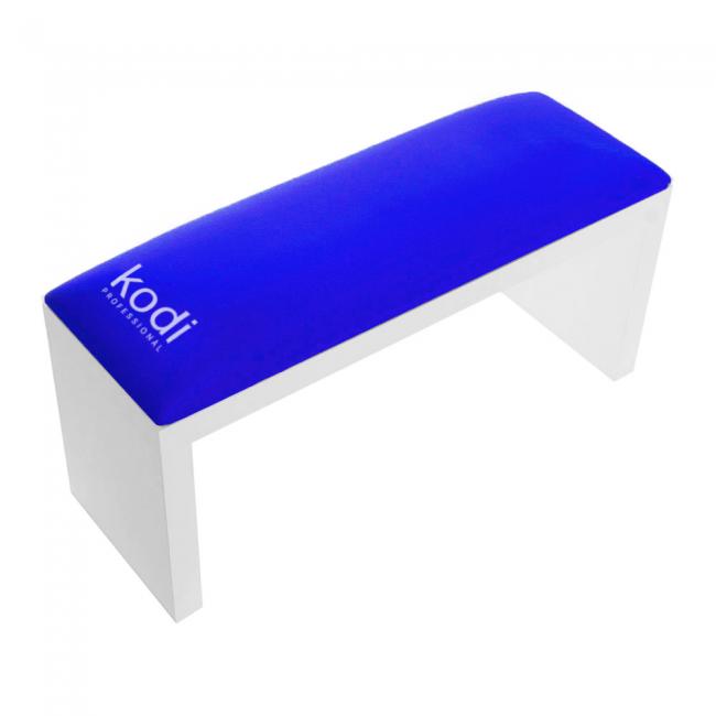Armrest with White Legs "Electric blue"